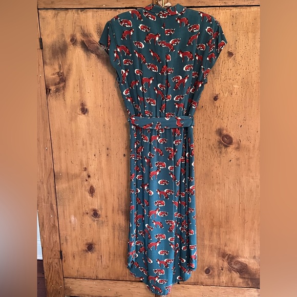 Anthropologie Catherine Fox Print Dress - Picture 6 of 7